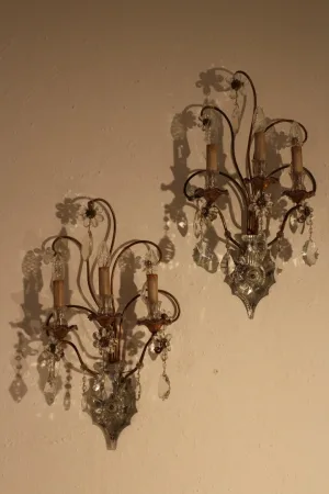 Paire d’appliques de la maison BAGUES