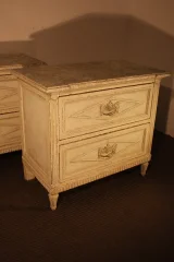PAIR OF LOUIS XVI STYLLE CHEST OF DRAWERS