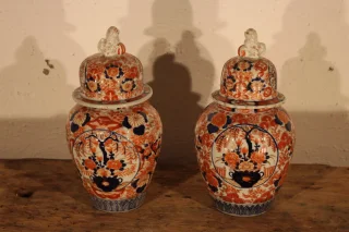 COPPIA DI VASI IMARI