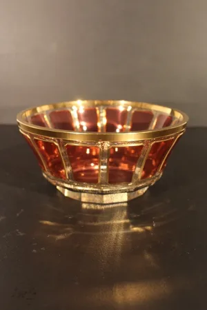 Vasque en cristal de Bohême