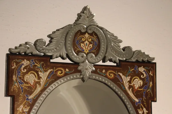 Magnifique miroir vénitien