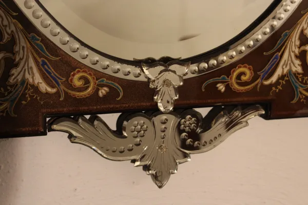 Magnifique miroir vénitien