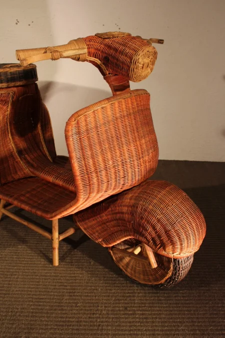 Sculpture osier et bambou