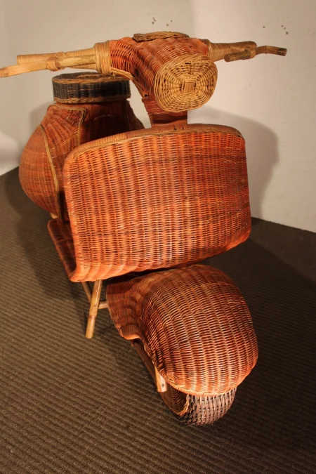 Sculpture osier et bambou