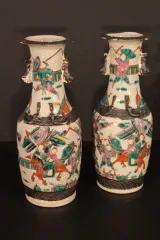 PAREJA DE JARRONES CHINOS