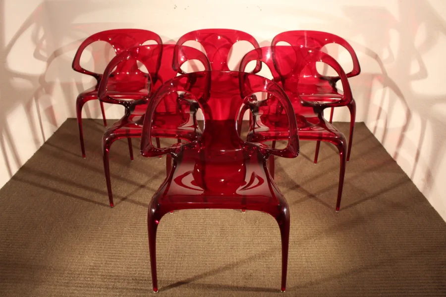 Série de 6 chaises Roche Bobois