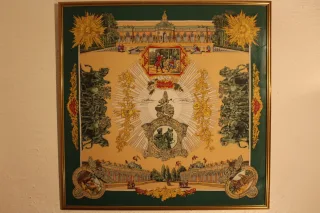 Foulard de soie de la maison Hermès