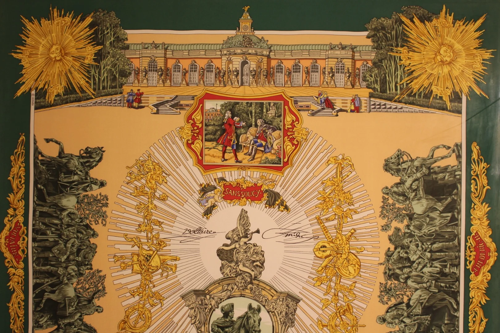 Foulard de soie de la maison Hermès