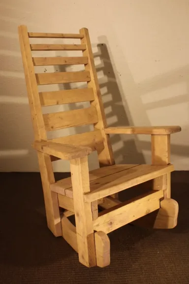 Rocking chair en sapin