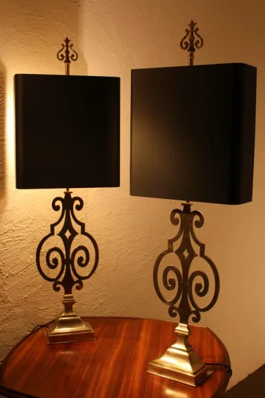 Paire de lampes Charles