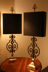 Paire de lampes Charles
