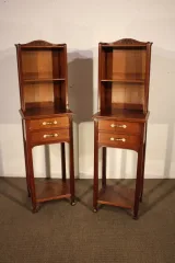 Paire de chevets Art Nouveau