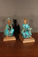Paire de statues chinoises