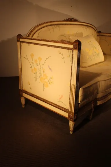 Canapé bergère Louis XVI
