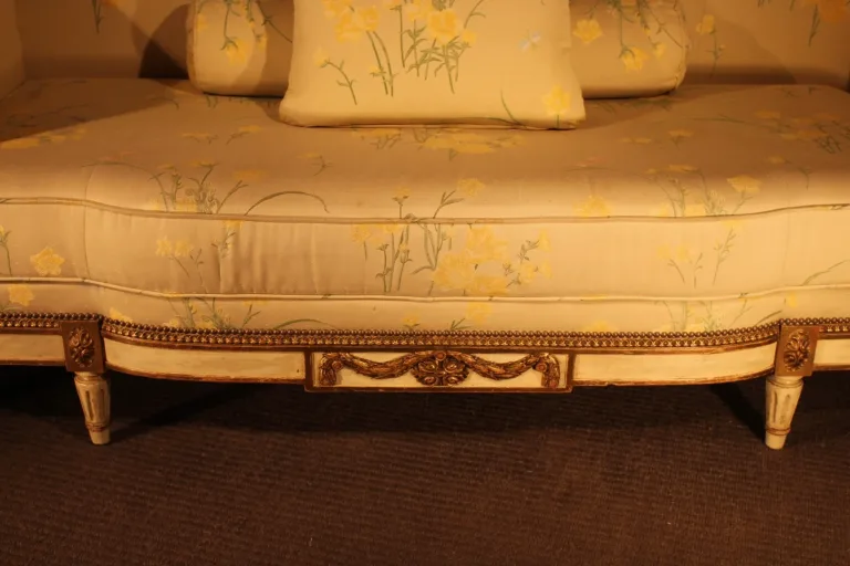 Canapé bergère Louis XVI
