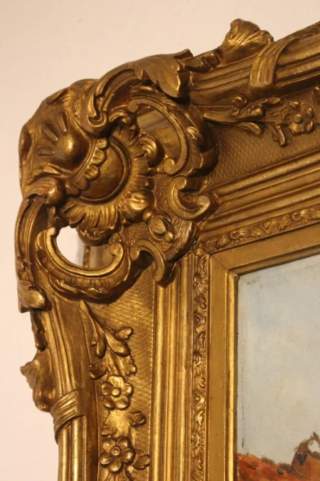 Peinture 19e siècle de Witting
