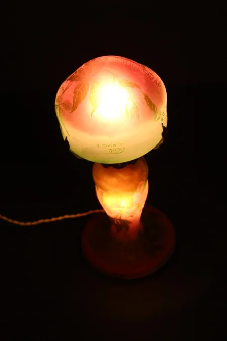 Lampe champignon de A- Delatte