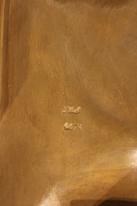 PAIR OF ART NOUVEAU WALL PLATES