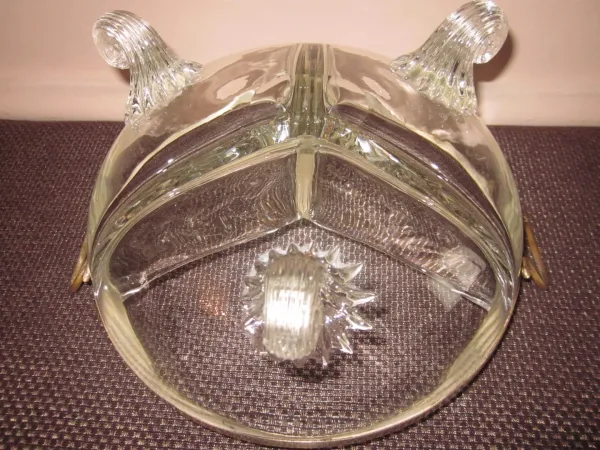 Glas und Messing servieren DISH