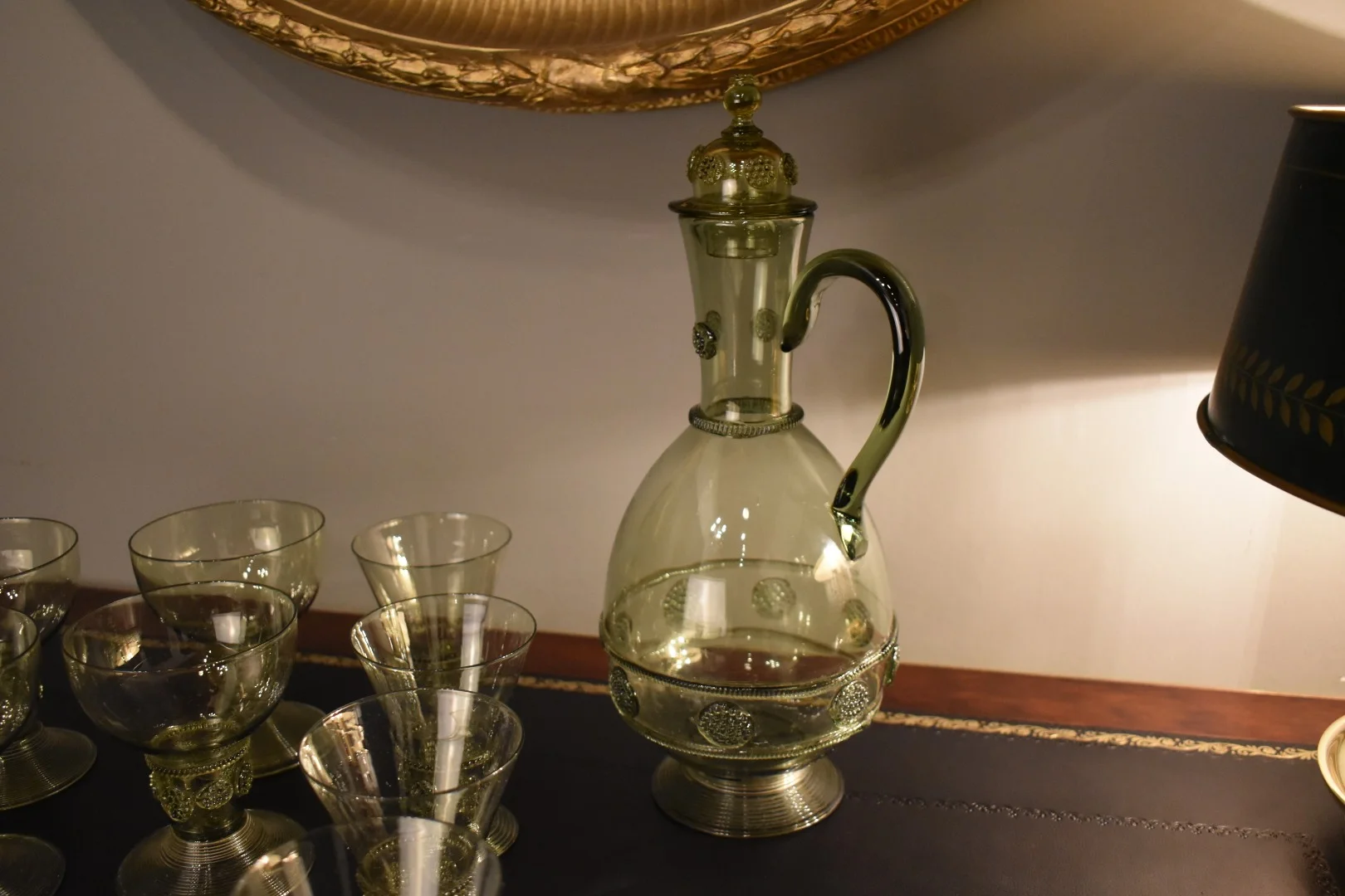 Verres et carafe roemer