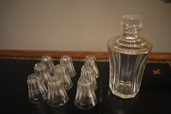 Service à liqueurs en Cristal Saint Louis