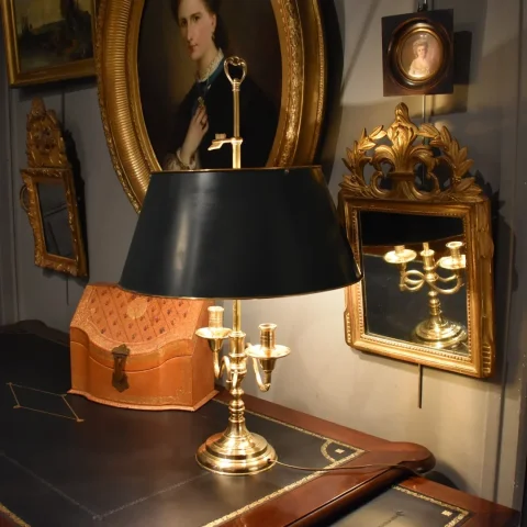 Lampe bouillotte à deux feux