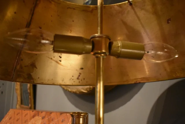 Lampe bouillotte à deux feux