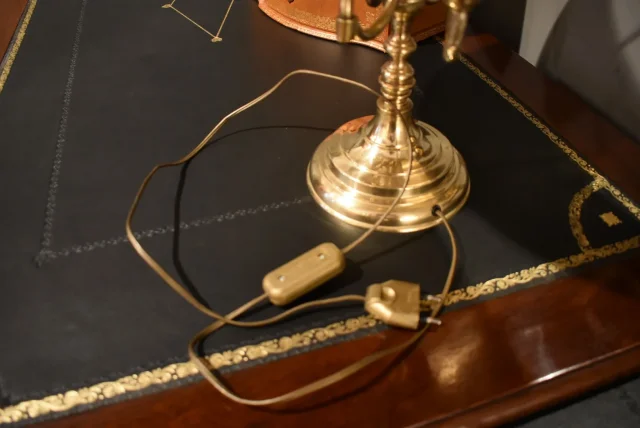 Lampe bouillotte à deux feux