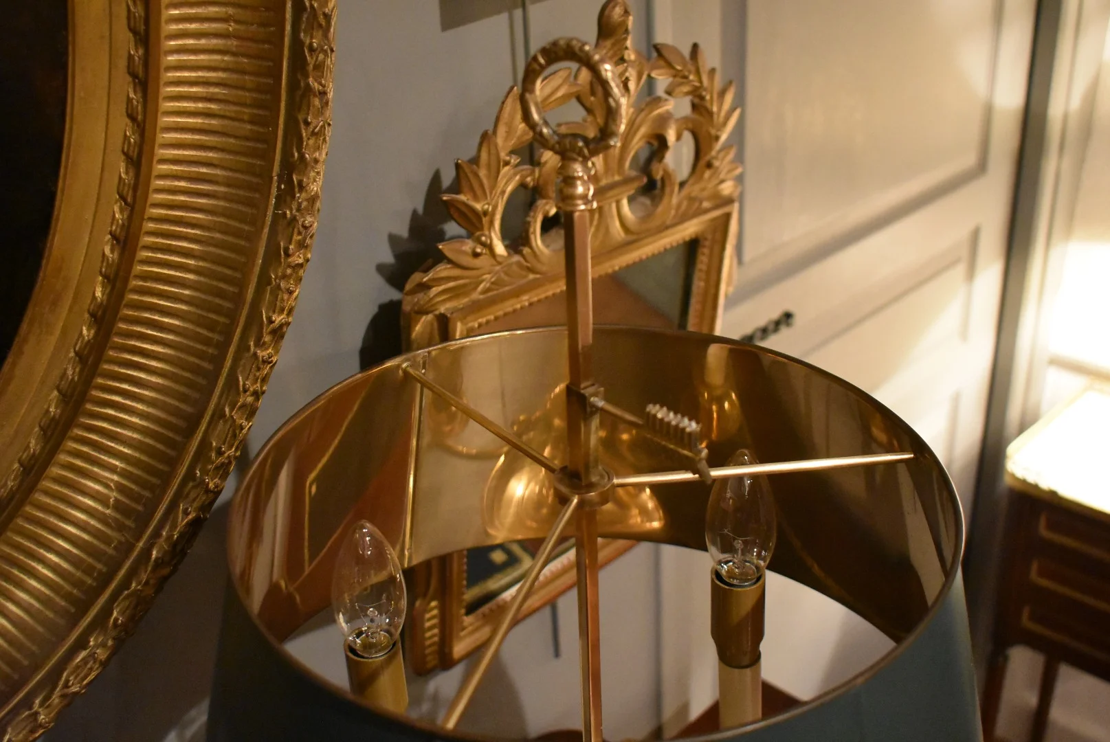 Lampe bouillotte à trois feux