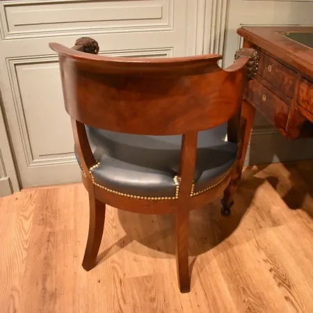 Fauteuil de bureau à têtes de lion