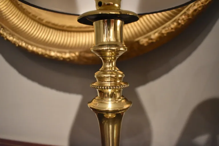 Paire de lampes en bronze