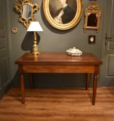 Table portefeuille en noyer
