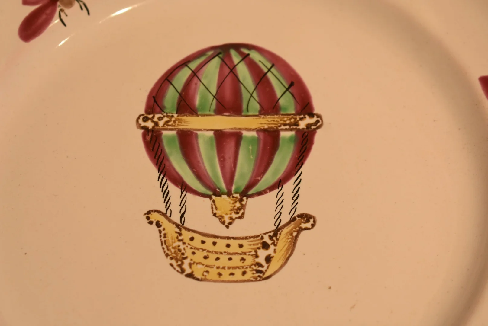 Teller aus Fayence von Lunéville