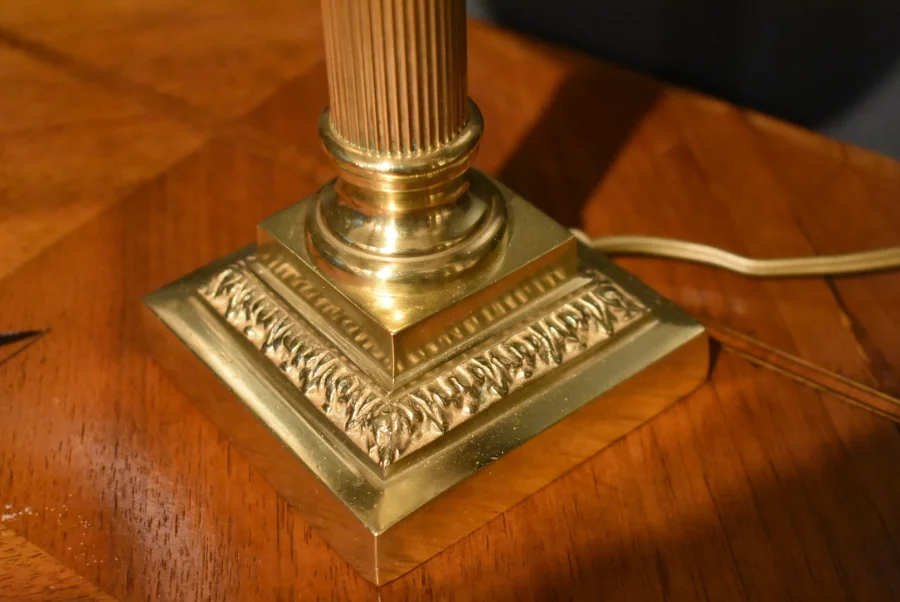 Paire de lampes bougeoirs
