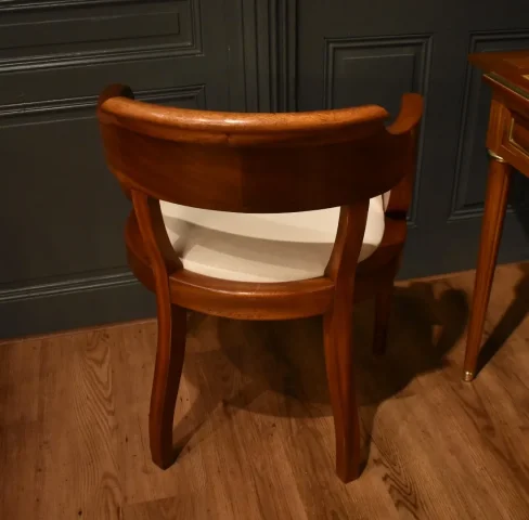 Fauteuil de bureau en acajou