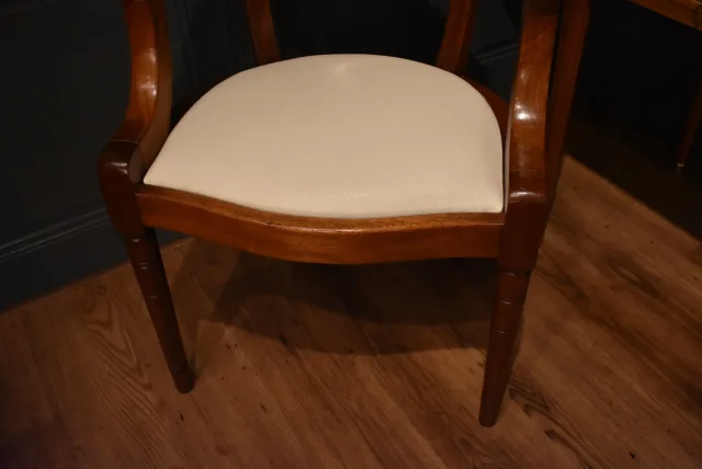 Fauteuil de bureau en acajou