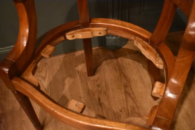 Fauteuil de bureau en acajou