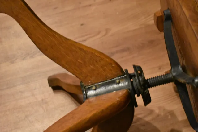 Fauteuil de bureau en chêne