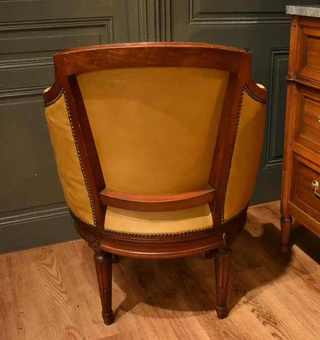 Fauteuil de Bureau de Style Louis XVI