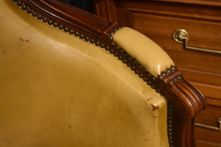 Fauteuil de Bureau de Style Louis XVI