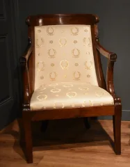 Paire de fauteuils Empire