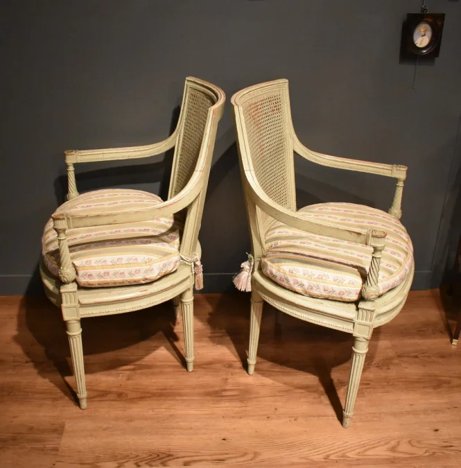 Paire de fauteuils de style Directoire