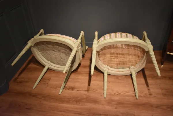 Paar Sessel im Directoire-Stil