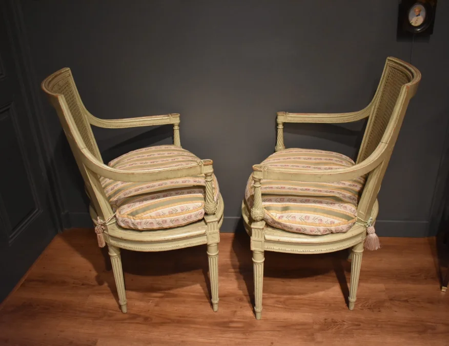 Paire de fauteuils de style Directoire