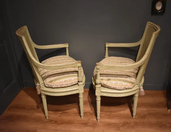 Paar Sessel im Directoire-Stil