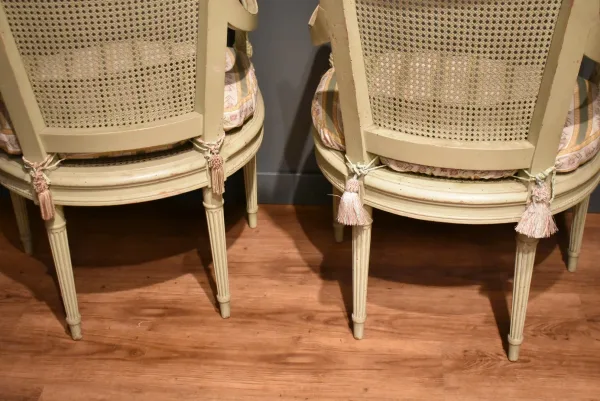 Paar Sessel im Directoire-Stil