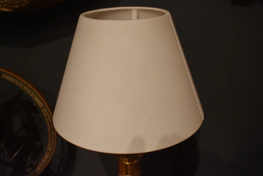 Lampe en bronze doré