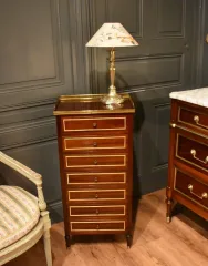 Semainier style Louis XVI en acajou