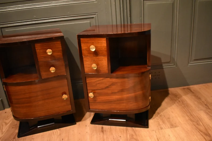 Paire de chevets Art Déco