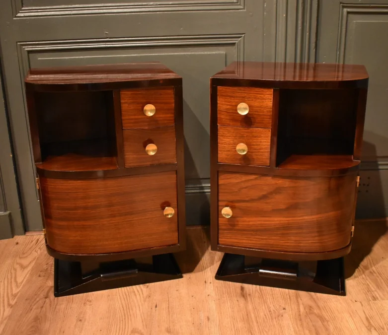 Paire de chevets Art Déco